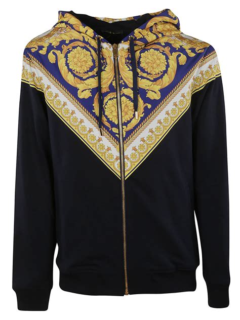 versace pullover herren|versace barocco hoodie.